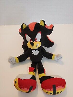 Rare Sonic Boom Hedgehog Shadow Plush Stuffed Animal 8”