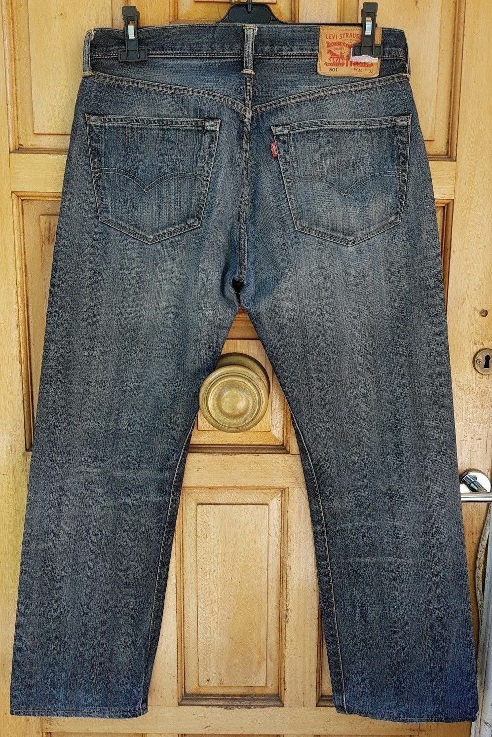 Men`s Vintage Levi`s 501 Jeans Grade A Minus Waist 30 31 32 33 34