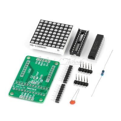 MCU Control Display Module MAX7219 Red Dot Matrix Module DIY Kit For Arduino
