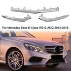 Chrome Front Bumper Grill Molding Trim For Mercedes W212 E-Class AMG Sedan 14-16