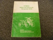 2004 2005 2006 2007 2008 Kymco Mongoose 50 Quad ATV Shop Service Repair Manual