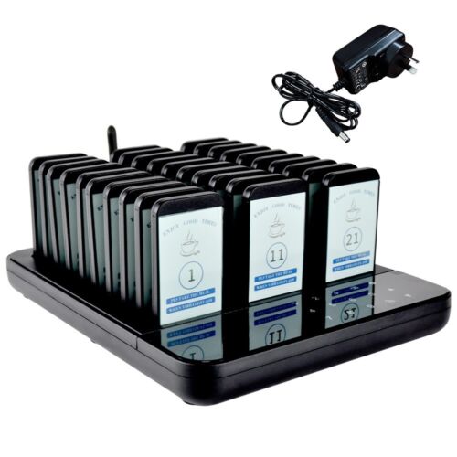 Coaster Pager System 30 Restaurant Pagers Buzzer for Restaurants Nurse Clinic - Picture 10 of 10
