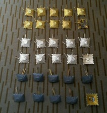 NVA Rangsterne Pickel 10x gold 10x silber 10x graufarbende Grenze MDI MFS DDR