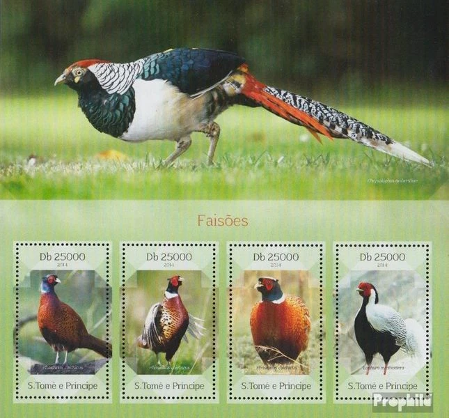 Sao Tome e Principe 5689-5692 Feuille miniature (complète. édition) neuf avec go - Photo 1/1