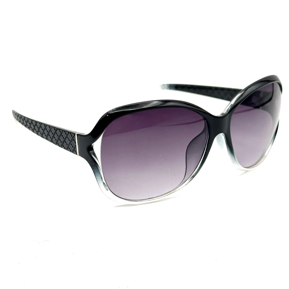 Vera Wang Designer Sunglasses Butterfly Round Black Clear Fashion Frame Gradient - Image 2 of 4