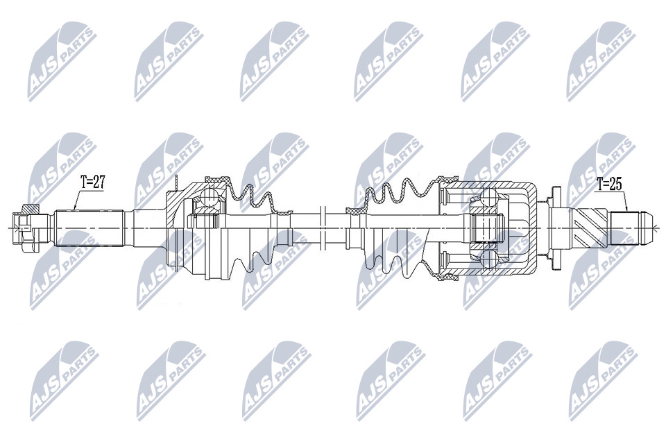 N.T.Y. NPW-SB-033.NTY Drive Shaft for SUBARU - Image 6