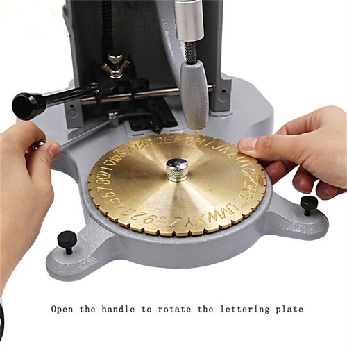 Inside Ring Engraver Standard Letter Block Dial Jewelry Making Engraving Machine - 第 2/8 張圖片