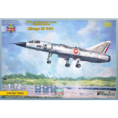 Modelsvit 72023 Plastic aicraft kit Scale 1:72 Mirage III V-02 model kit plastic