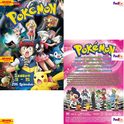 POKEMON SERIES (Season 1 - 20) DVD All Region USA English Version