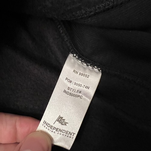 Anti Social Social Club Same But Different Premium Tonal Hoodie Sz XL Black ASSC - 第 7/9 張圖片