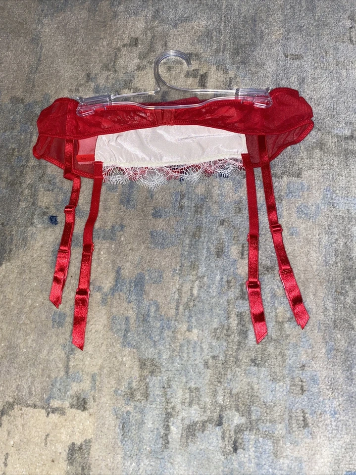 Cinturón Liguero Nordstrom Para Mujer b.tempt'd b.Sultry Tango Rojo/Vainilla Hielo Talla S Foto 3 de 4