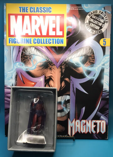 Figurine Magneto # 5 Eaglemoss Classic Marvel Lead Figurine Neuf dans sa boîte + Magazine - Photo 1/10