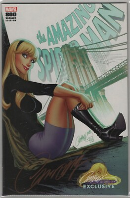 #ad AMAZING SPIDER MAN 800 F CAMPBELL EXCLUSIVE COA SIGNED GWEN STACY COMIC 9.6 9.8 $57.00