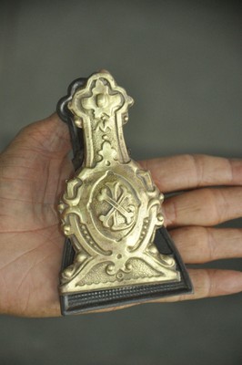 Vintage Brass & Iron Unique Shape Embossed Handcrafted Letter Clip