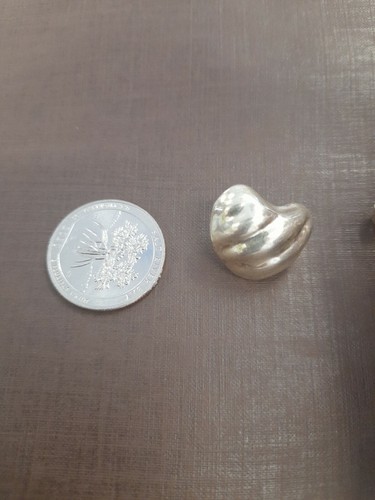 Chunky Sterling Silver Hearts - Picture 7 of 7