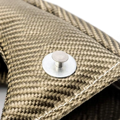 T4 Titanium Turbo Blanket Heat Shield Charger Cover Wrap with Locking 1PCS - Picture 11 of 13