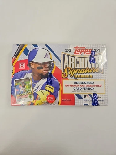 2024 Topps Archives Signature Series Active Players Edition Baseball Hobby Box