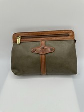 Vintage Balmain Green Olive Textured Leather ...