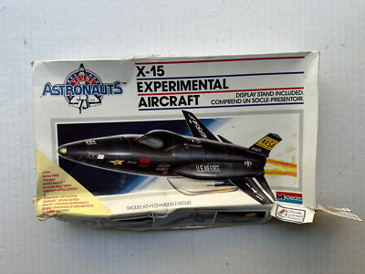 1987 Monogram X-15 Experimental Aircraft 1/72 Model, Open Box