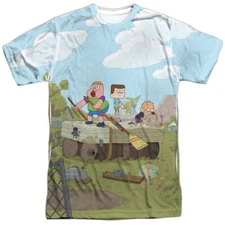 CLARENCE BOAT Licensed Front Print Adult Men's Graphic Tee Shirt SM-3XL