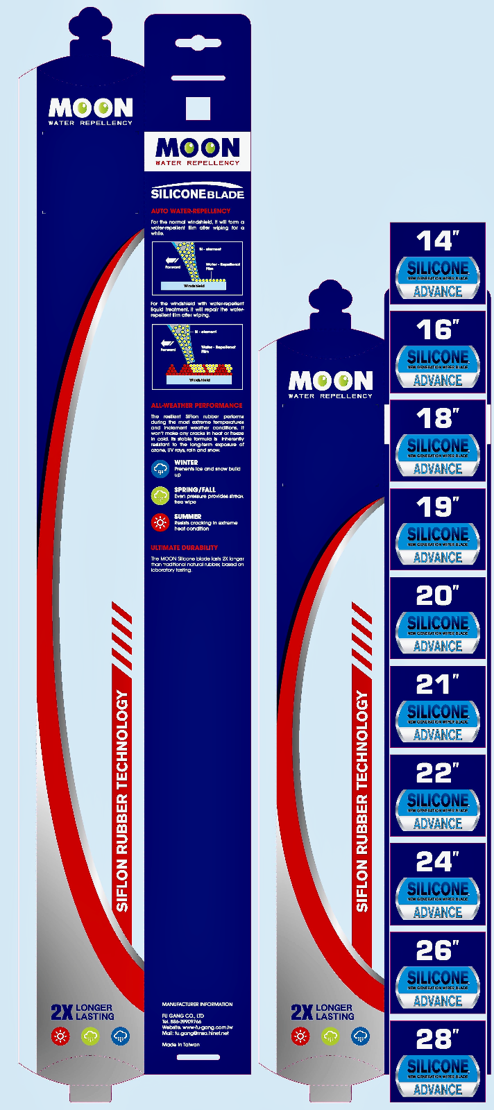 22"+18" Premium Silicone Beam Wiper Blades fit 20172021 BMW M240i