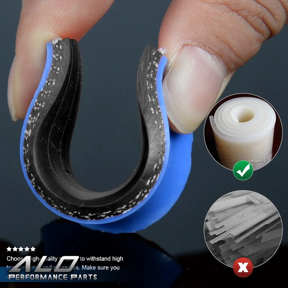 Black Silicone Radiator Hose Fit For Acura Integra 91-94 DB6 DB8 DC2 B18C B18C1 - Image 4 of 4