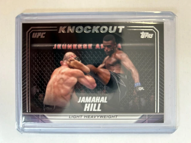 2 TOPPS UFC KNOCKOUT 2024 JAMAHAL HILL LIGHT HEAVYWEIGHT  .