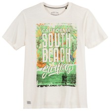 T-shirt Redfield taglie forti offwhite South Beach