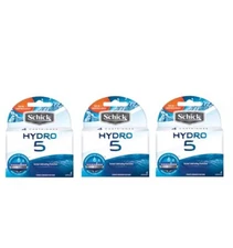 Schick Hydro 5 Refill Razor Blade, 12 Cartridges BNIB