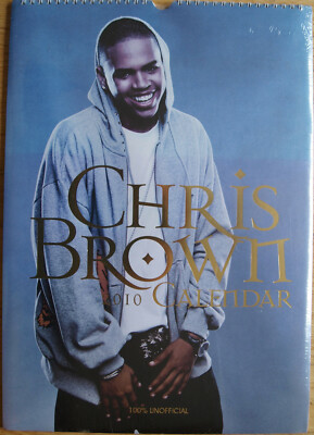 Chris Brown Kalender 2010 Spiralbindung Format 30 x 42 cm 16 Poster und Sticker 