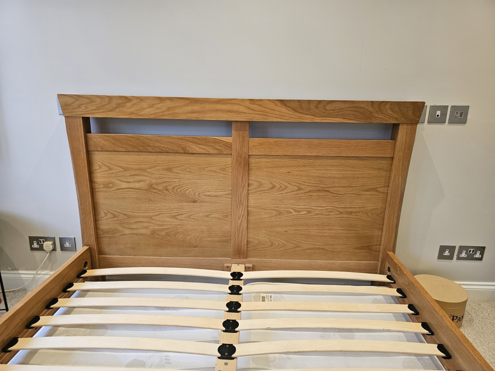Solid Oak King Sized BED size No Reserve Beautiful eBay