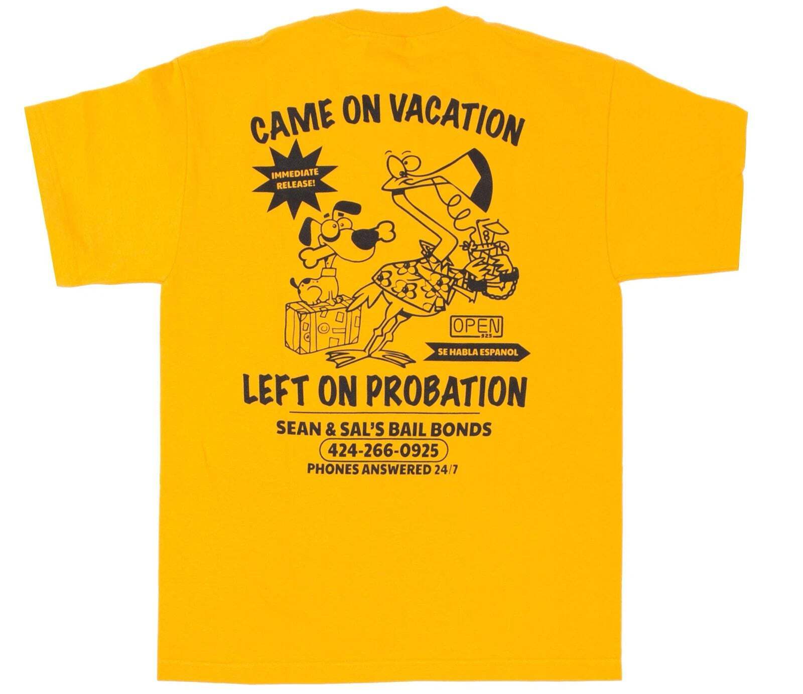 Открытая мужская футболка 925 Sean - Sals Bail Bonds Tee Унисекс 3890₽