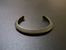 Stephen David Leonard Pewter Warrior Cuff Bracelet