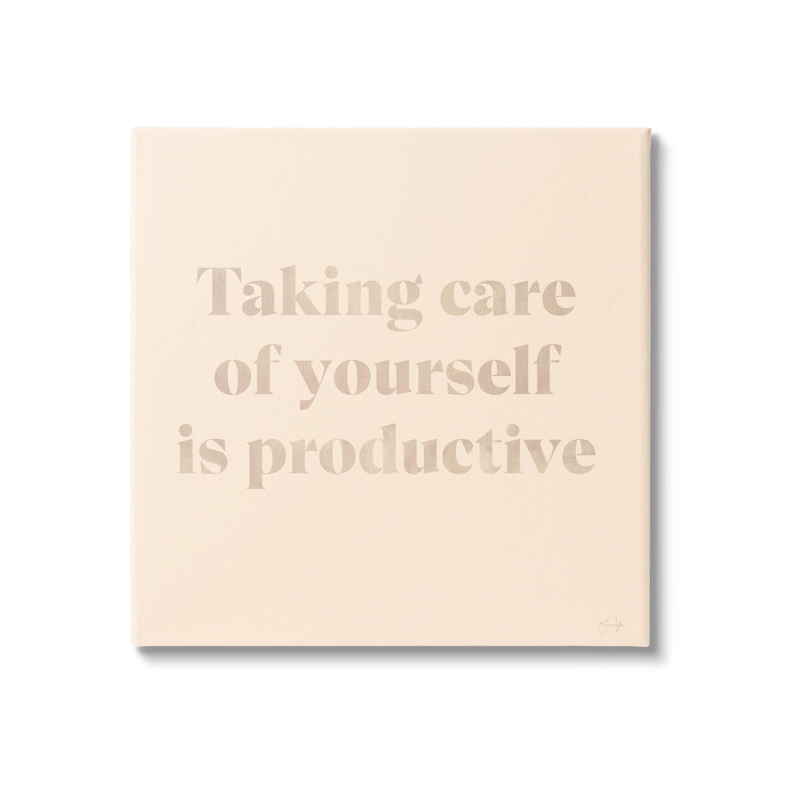 Stupell Motivational Self-Care Comforting Design for Home Decor