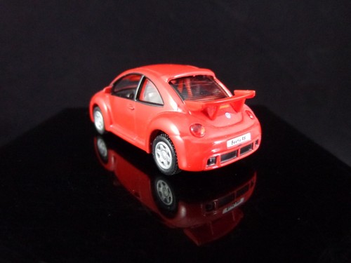 VW New Beetle RSI - 1:72 Scale - REAL-X DIECAST CAR - Red - Picture 3 of 9