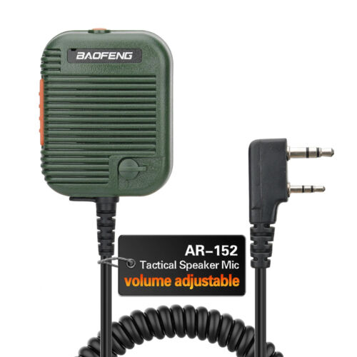 Tactical Remote Speaker Mic K Plug 2 Pin For AR-152 Walkie Talkie Two Way Radio - Picture 19 of 20