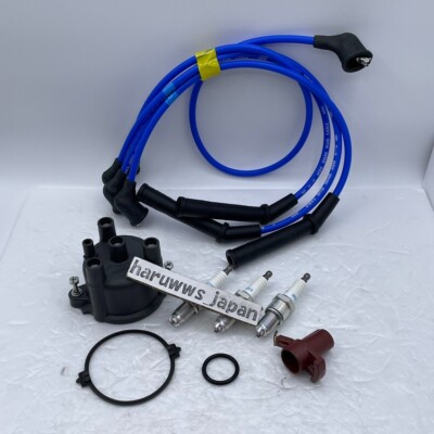 Distributor Cap Rotor Spark Plugs with Cable For Daihatsu