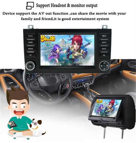 7" Autoradio GPS für Mercedes SLK200 SLK250 SLK300 SLK350 SLK55 R171 mit Carplay - Picture 17 of 24