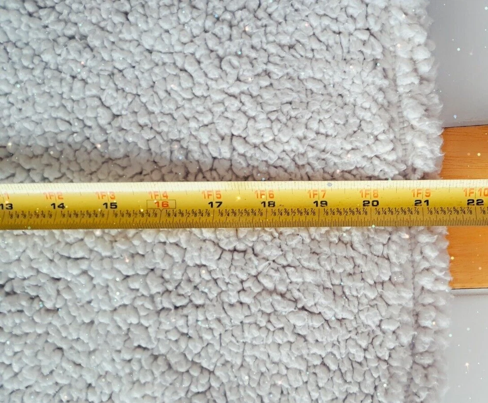 Members Mark Cuddly Sherpa Pullover Girls 10/12 White 1/4 Zip Kangaroo Pocket - Image 3 of 4