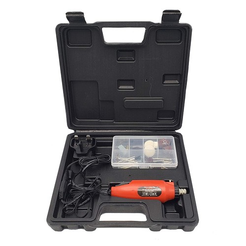 Mini Rotary Hobby Drill Grinder Tool + Bits + Case - 60pc -DMO - Picture 4 of 12