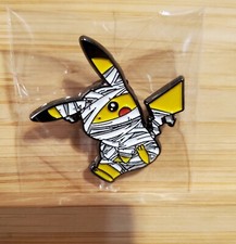 Pokemon Pikachu Mummy Brooch Anime Enamel Pin