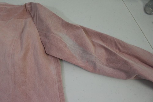 Camisa Maggy Frances England Rosa Gamuza Botones Talla 2 Nueva con Etiquetas $250.00 IRRG - Imagen 5 de 12