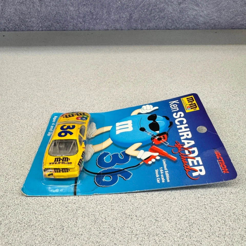 M&Ms Racing Ken Schrader Limited Edition 1:64 Diecast Stock Diecast Car 1999 - Image 3 of 4