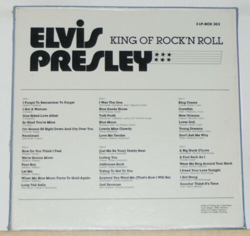Elvis Presley - King Of Rock N Roll - Vinyl LP Record Box Set Sealed Near Mint - Picture 2 of 2