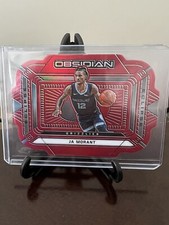 2020-21 Obsidian - Eclipse Electric Etch Red Flood #36 Ja Morant Mem Grizzlies