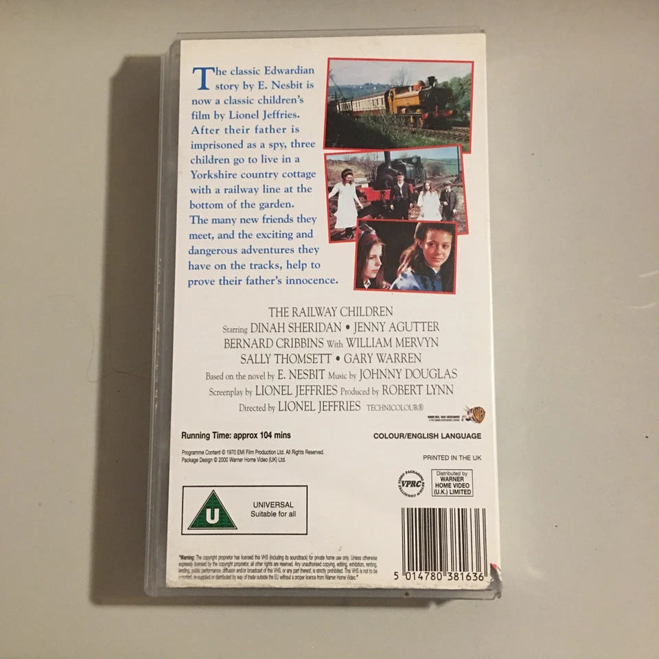 Vintage The Railway Children VHS Video Tape 1995  Warner Bros Family Classic NEW - Image 2 of 4