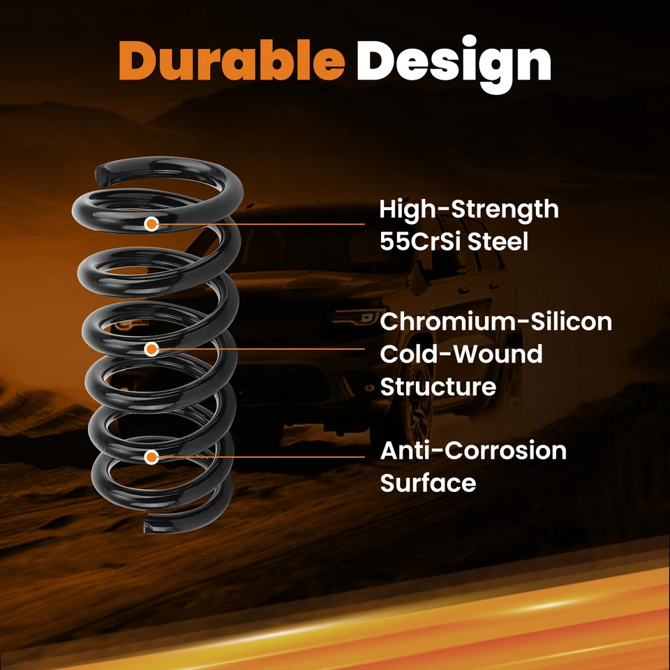 Комплект передних понижающих пружин 3 дюйма для Ford Ranger Mazda 1998-2012 - Изображение 3 из 4