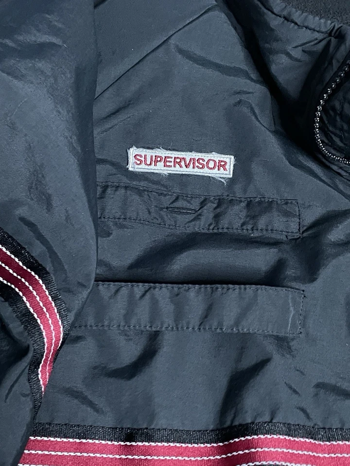 Chaqueta Supervisor Negra Vintage The Delta Collection Airlines Cintas Talla XL Foto 3 de 4