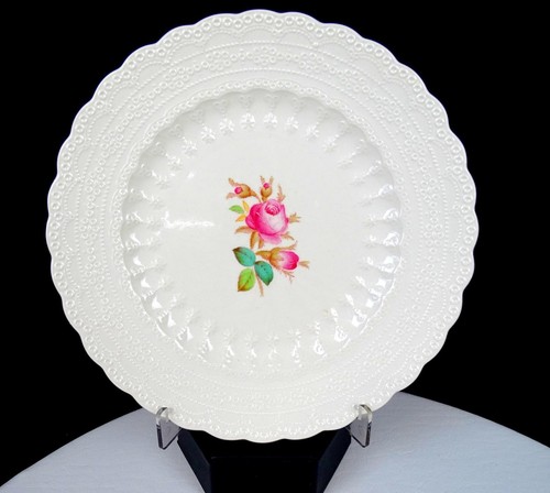 Copeland Spode Jewel Porcelain Moss Rose Antique 2 1/2" Cup & Saucer Trio 1926- - Picture 2 of 13