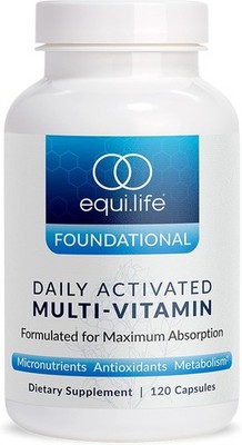 Equilife Daily Activated Multivitamin, 21 Essential Nutrients with B Complex,